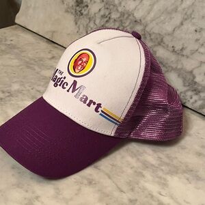 The Magic Mart Purple and White Trucker Hat